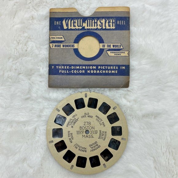 Vintage View-Master Reel 278 Boston Mass. (Hand Lettered) - Picture 2 of 5